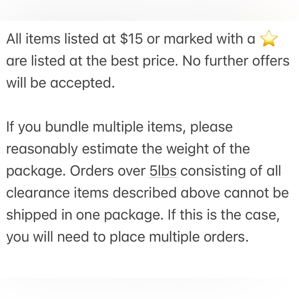 PLEASE READ ABOUT OFFERS